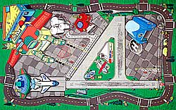 Airport Play Mat for Children 41x31.5 inch