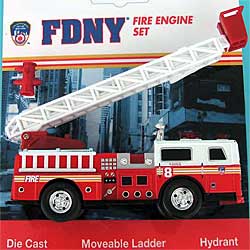 Model car - Fire Department New York FDNY - 13cm long - Ladder engine car
