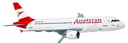 Austrian Airlines - Airbus A320-200 - 1/100 - Premium model