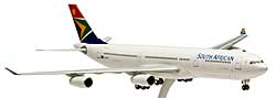 SAA South African Airways - Airbus A340-300 - 1/200 - Premium model