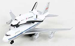 Nasa Space Shuttle with B747 Carrier Toy Plane