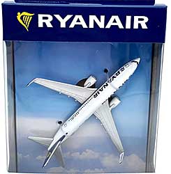 Ryanair B737 Die Cast Toy Metal Model